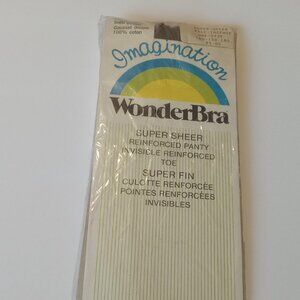 Pale Incense One Size Panty Hose Stocking WonderBra Imagination Nylon Vintage